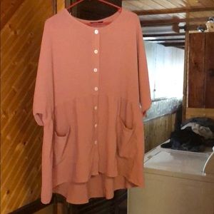 Light Pink Smock Tunic